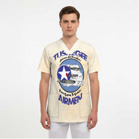 Tuskegee Airmen Red Tails Scrub Top Heroes Of Freedom - Wonder Print Shop