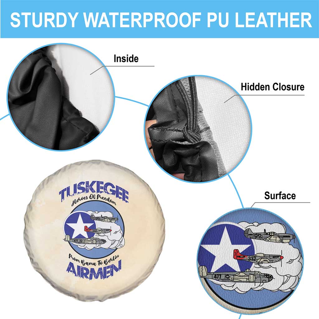 Tuskegee Airmen Red Tails Spare Tire Cover Heroes Of Freedom - Wonder Print Shop