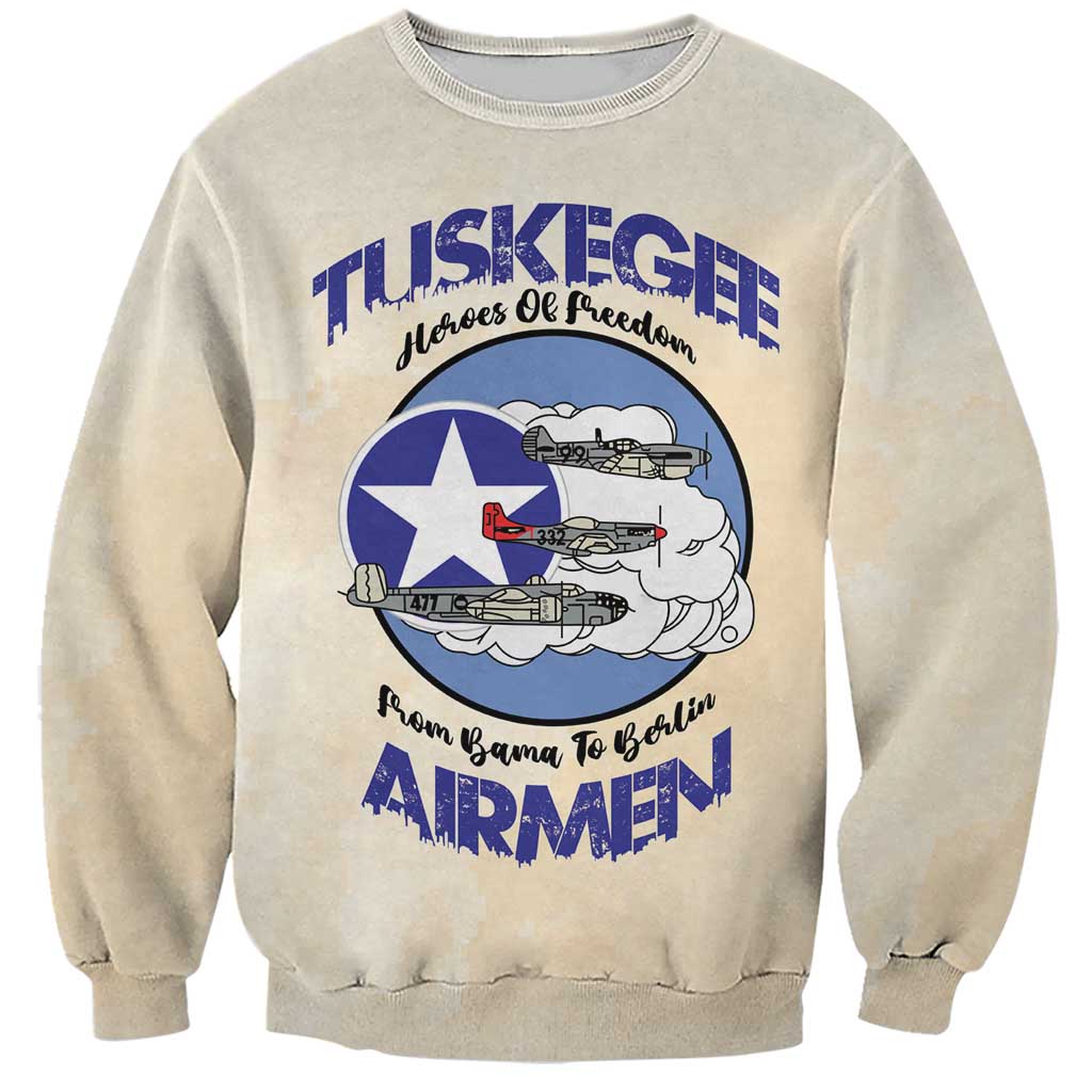 Tuskegee Airmen Red Tails Sweatshirt Heroes Of Freedom - Wonder Print Shop