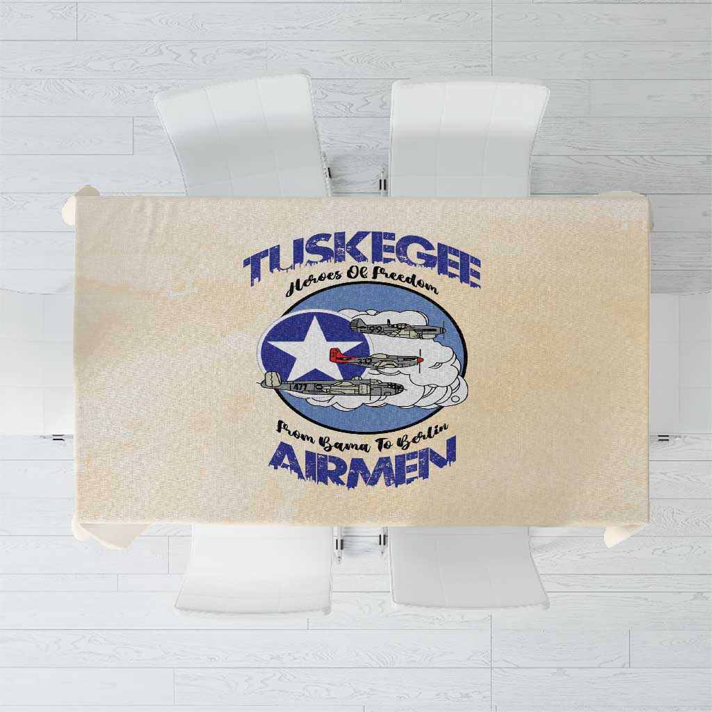 Tuskegee Airmen Red Tails Tablecloth Heroes Of Freedom - Wonder Print Shop