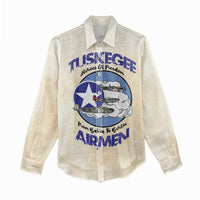 Tuskegee Airmen Red Tails Women Casual Shirt Heroes Of Freedom - Wonder Print Shop