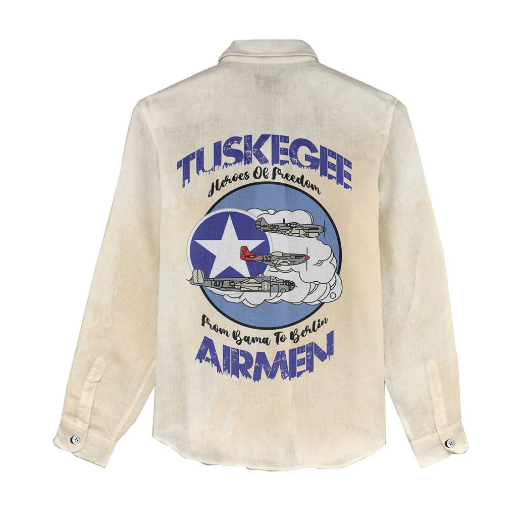 Tuskegee Airmen Red Tails Women Casual Shirt Heroes Of Freedom - Wonder Print Shop
