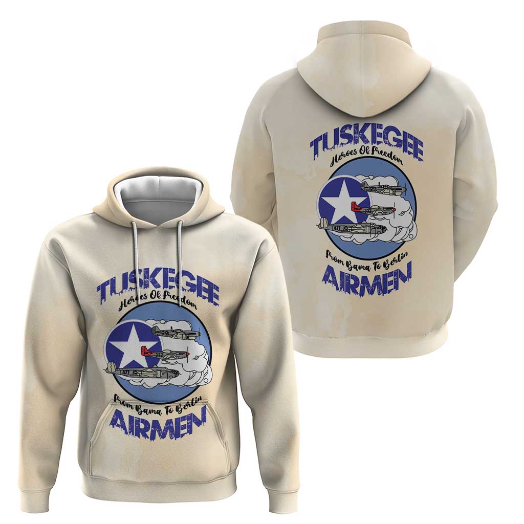Tuskegee Airmen Red Tails Zip Hoodie Heroes Of Freedom - Wonder Print Shop
