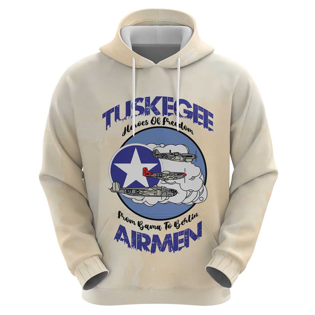 Tuskegee Airmen Red Tails Zip Hoodie Heroes Of Freedom - Wonder Print Shop