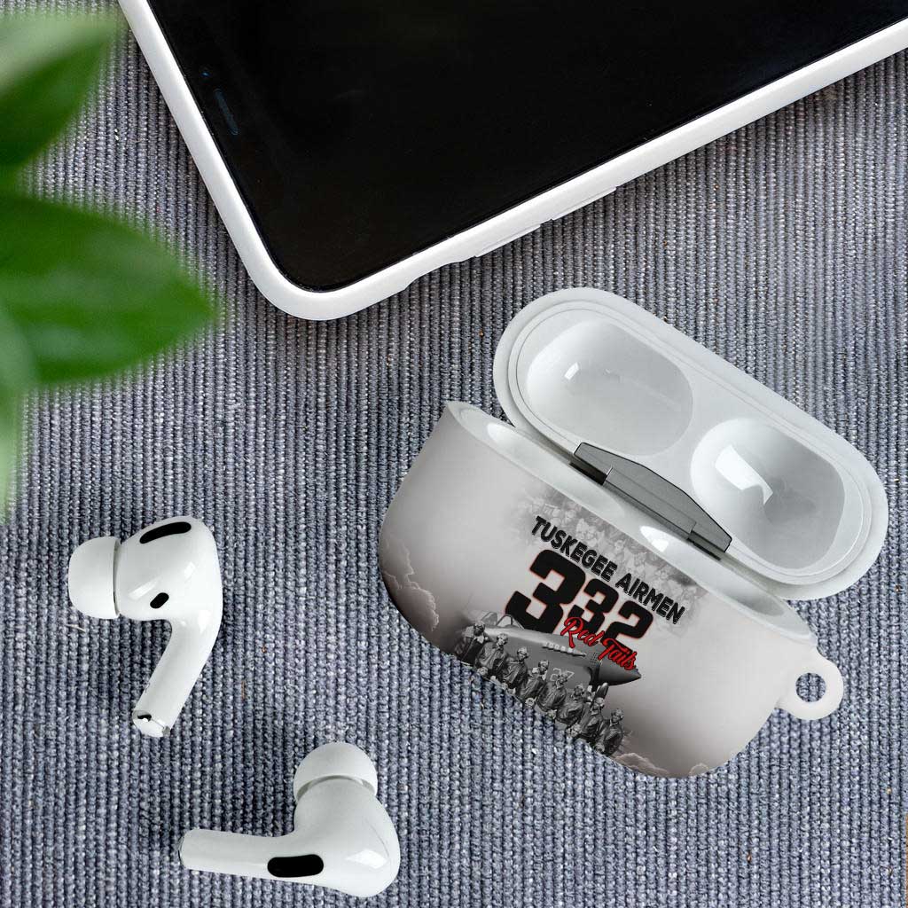 Tuskegee Airmen Pride AirPods Case 332nd Fighter Group Red Tails - Wonder Print Shop