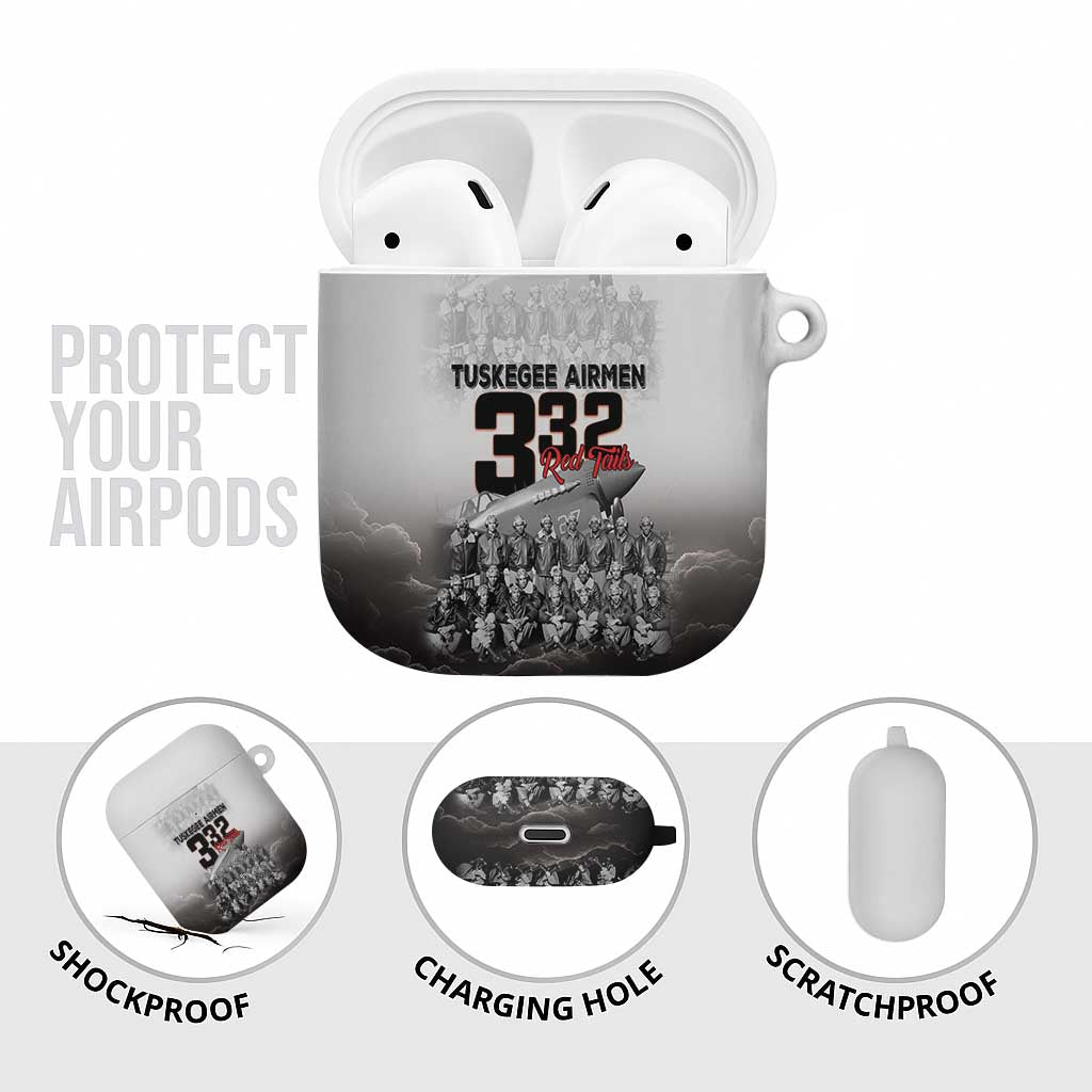 Tuskegee Airmen Pride AirPods Case 332nd Fighter Group Red Tails - Wonder Print Shop