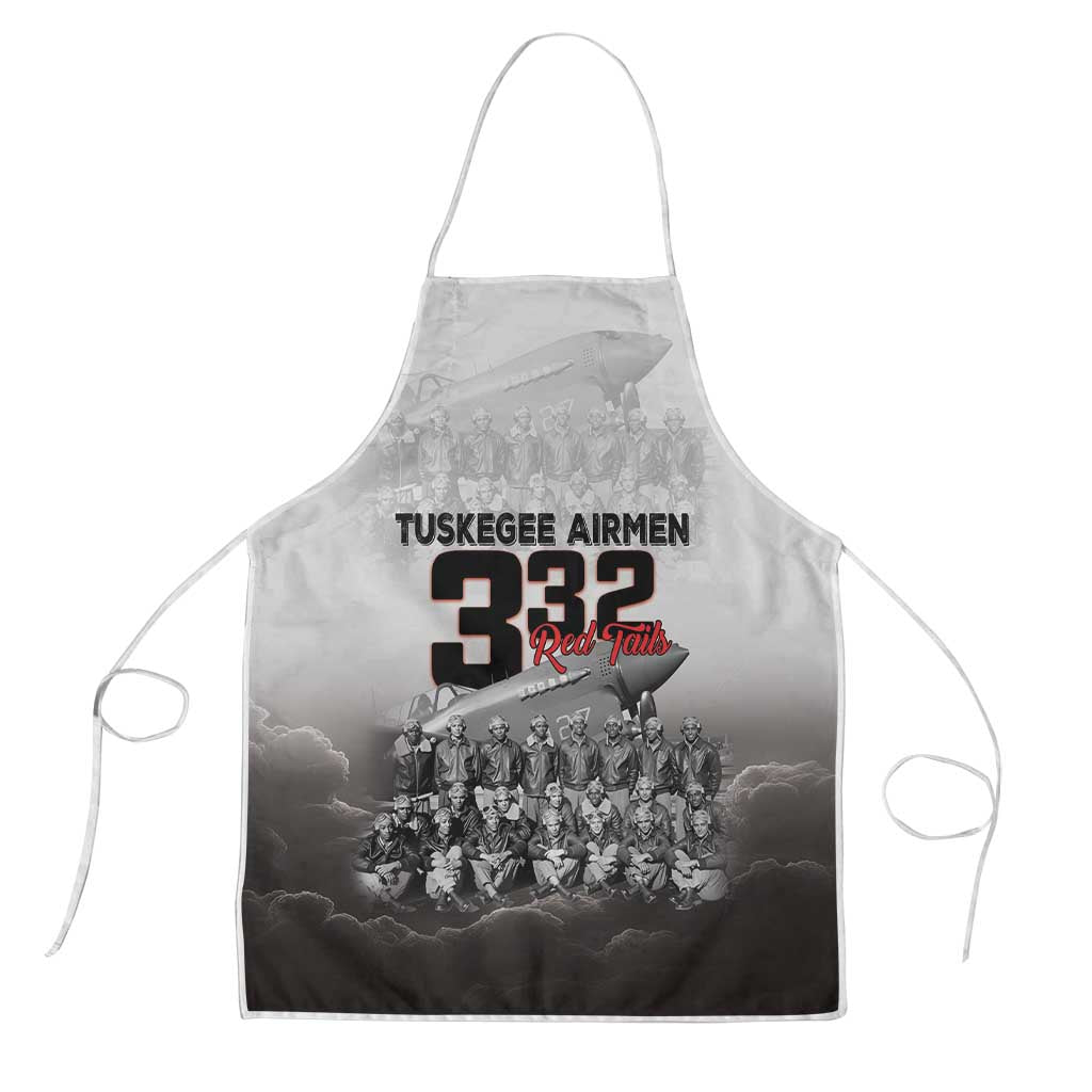 Tuskegee Airmen Pride Apron 332nd Fighter Group Red Tails - Wonder Print Shop