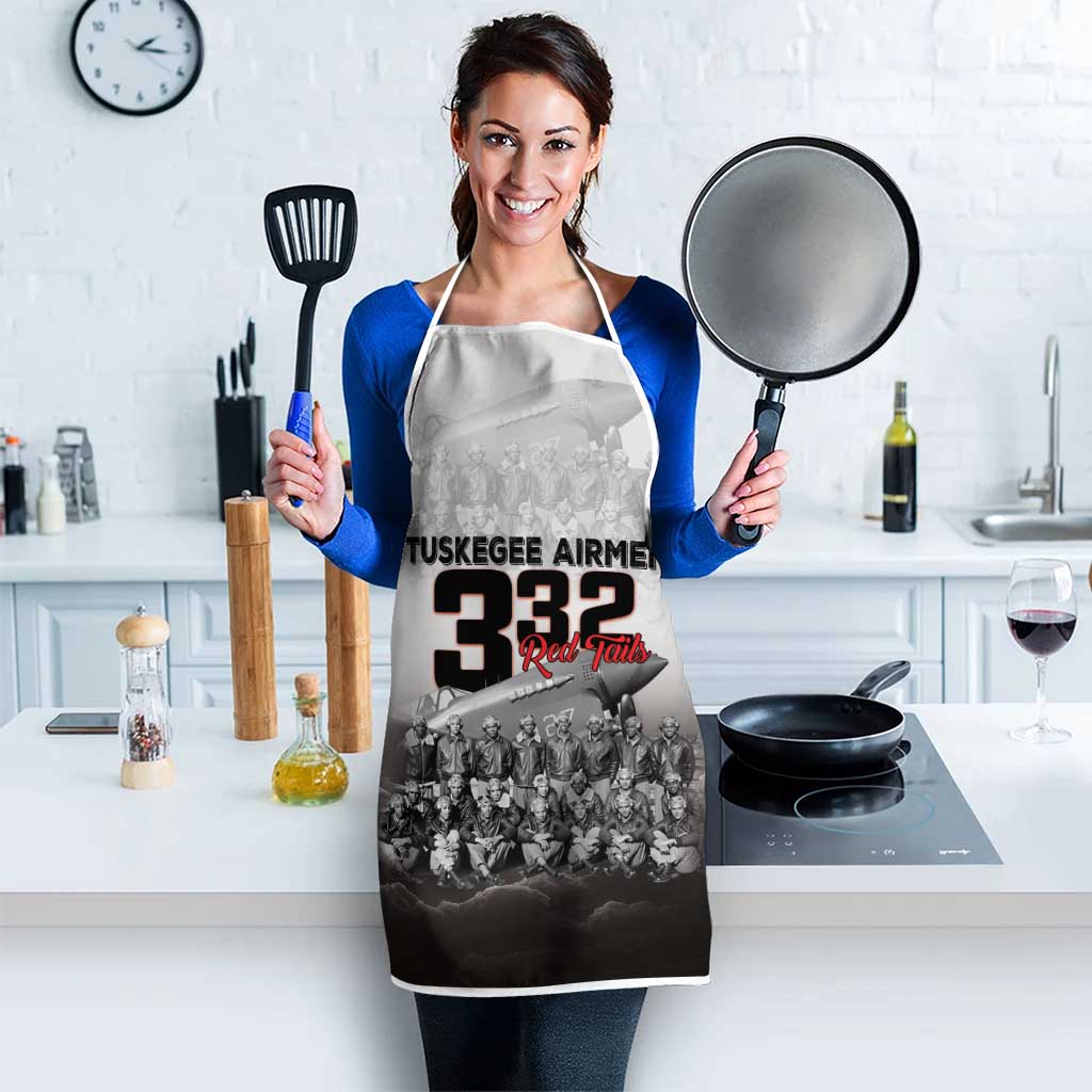 Tuskegee Airmen Pride Apron 332nd Fighter Group Red Tails - Wonder Print Shop