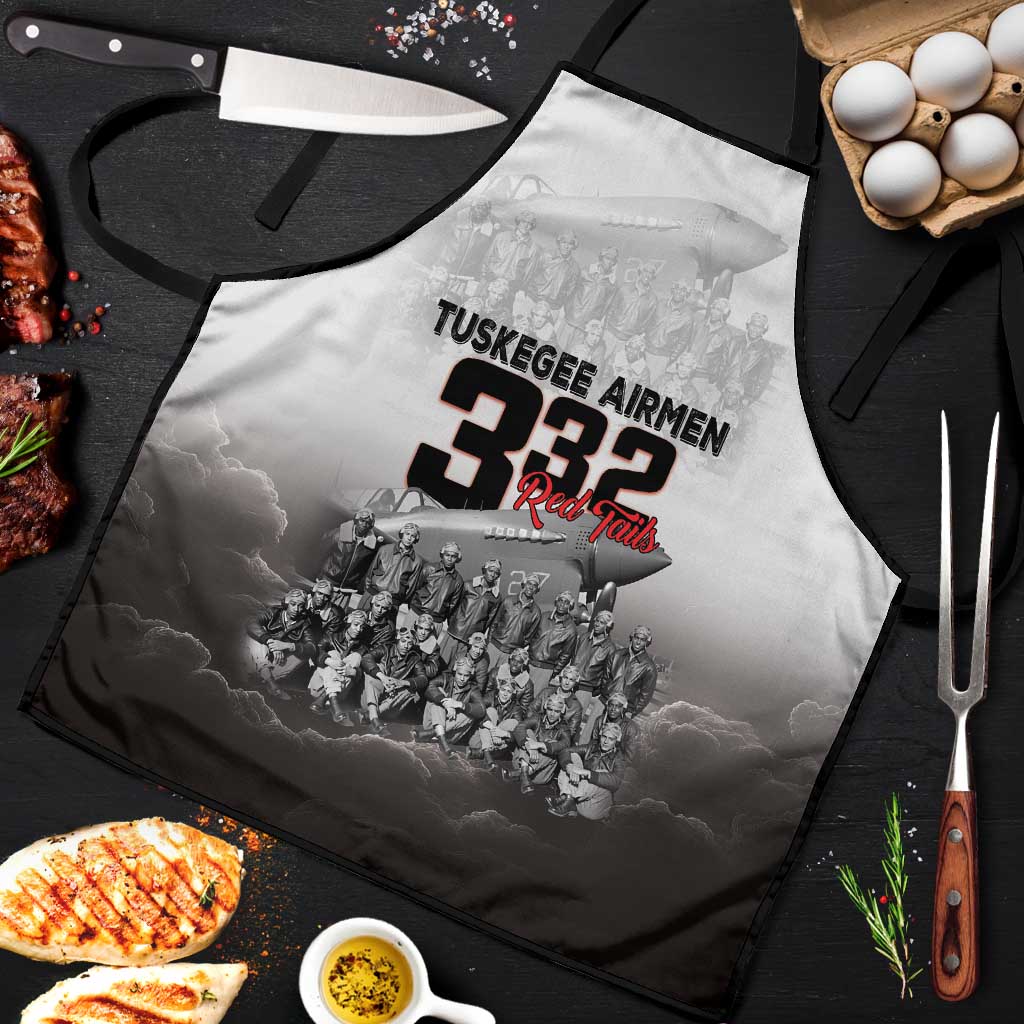 Tuskegee Airmen Pride Apron 332nd Fighter Group Red Tails - Wonder Print Shop