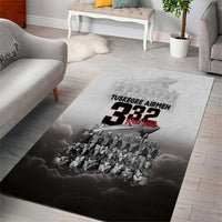 Tuskegee Airmen Pride Area Rug 332nd Fighter Group Red Tails - Wonder Print Shop