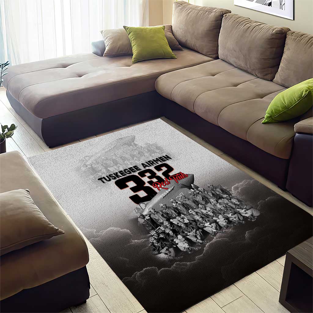 Tuskegee Airmen Pride Area Rug 332nd Fighter Group Red Tails - Wonder Print Shop