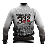 Tuskegee Airmen Pride Baseball Jacket 332nd Fighter Group Red Tails - Wonder Print Shop