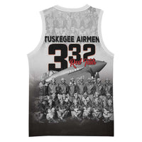 Tuskegee Airmen Pride Basketball Jersey 332nd Fighter Group Red Tails - Wonder Print Shop