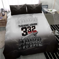 Tuskegee Airmen Pride Bedding Set 332nd Fighter Group Red Tails - Wonder Print Shop