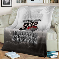 Tuskegee Airmen Pride Blanket 332nd Fighter Group Red Tails - Wonder Print Shop