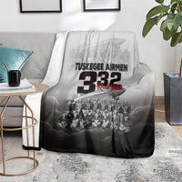 Tuskegee Airmen Pride Blanket 332nd Fighter Group Red Tails - Wonder Print Shop