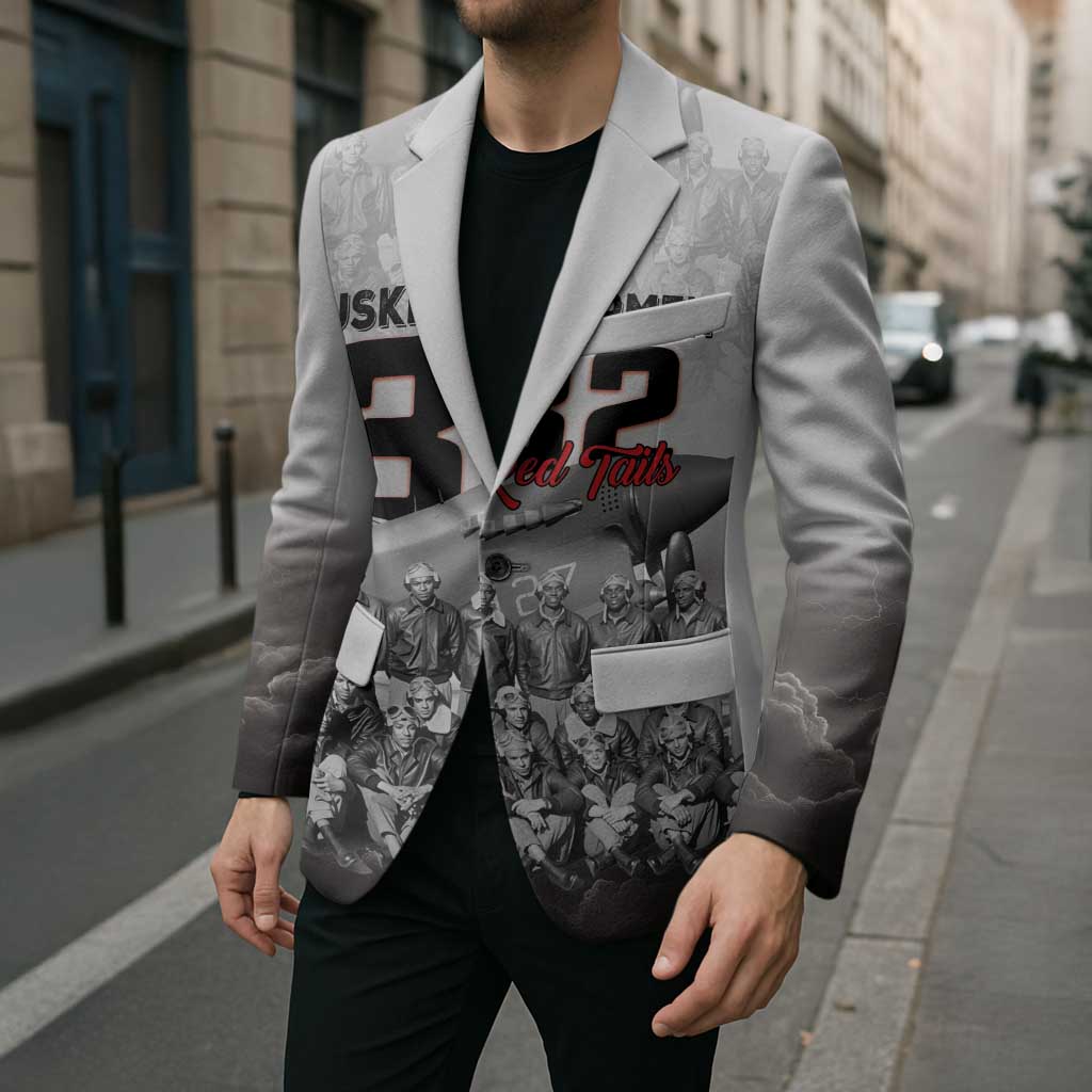 Tuskegee Airmen Pride Blazer 332nd Fighter Group Red Tails - Wonder Print Shop