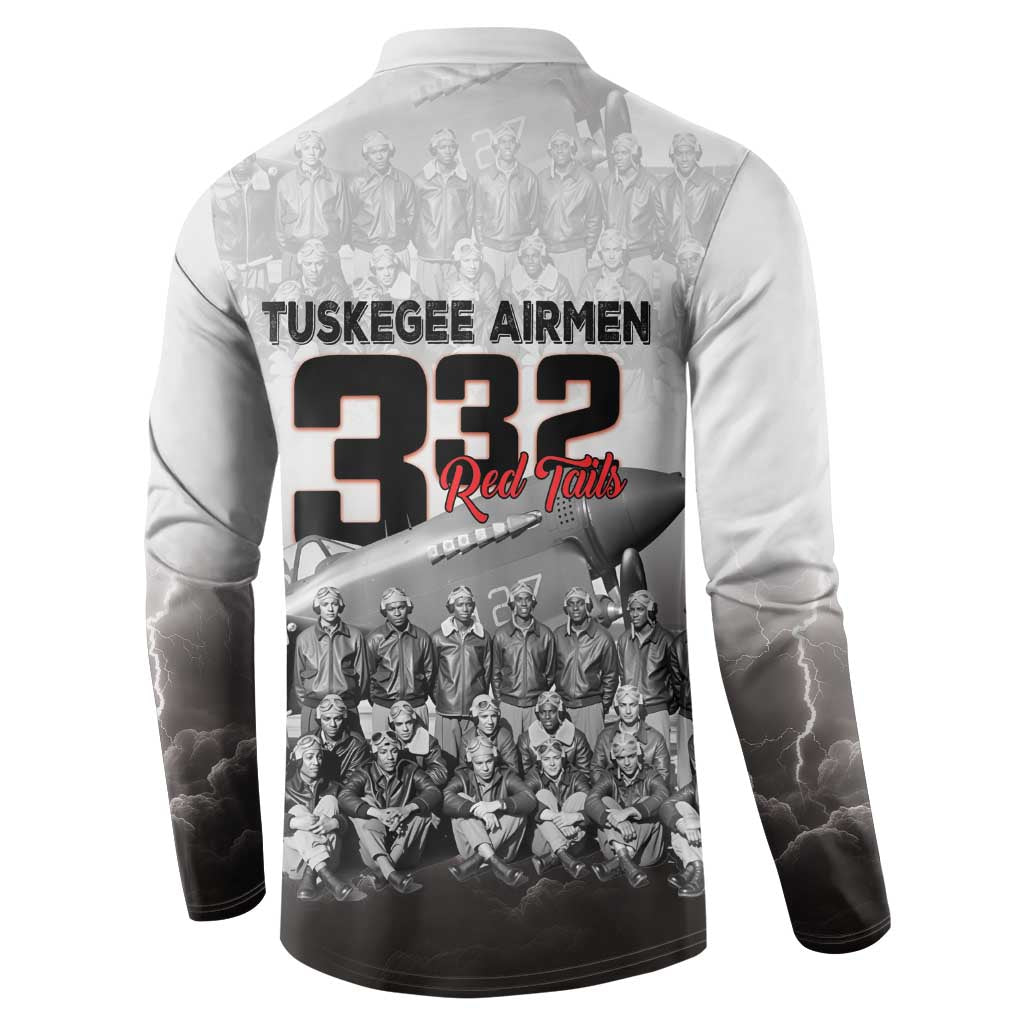 Tuskegee Airmen Pride Button Sweatshirt 332nd Fighter Group Red Tails - Wonder Print Shop