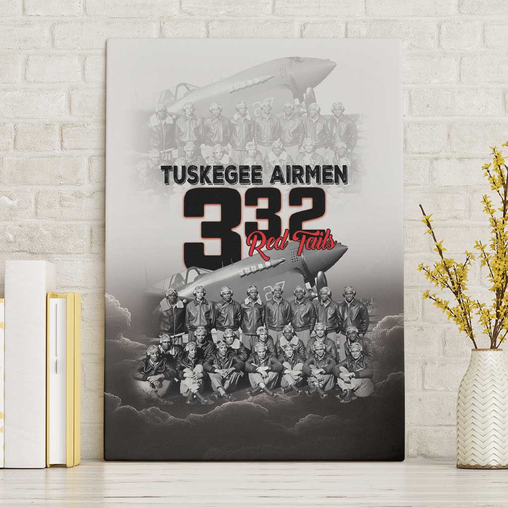Tuskegee Airmen Pride Canvas Wall Art 332nd Fighter Group Red Tails - Wonder Print Shop