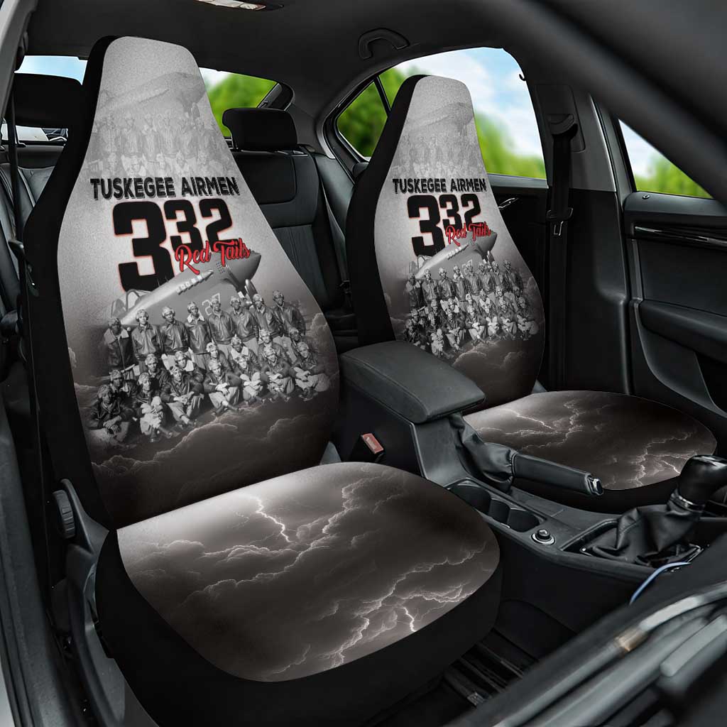 Tuskegee Airmen Pride Car Seat Cover 332nd Fighter Group Red Tails - Wonder Print Shop