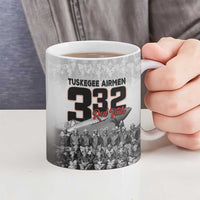 Tuskegee Airmen Pride Ceramic Mug 332nd Fighter Group Red Tails - Wonder Print Shop