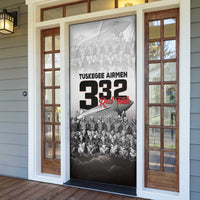 Tuskegee Airmen Pride Door Cover 332nd Fighter Group Red Tails - Wonder Print Shop
