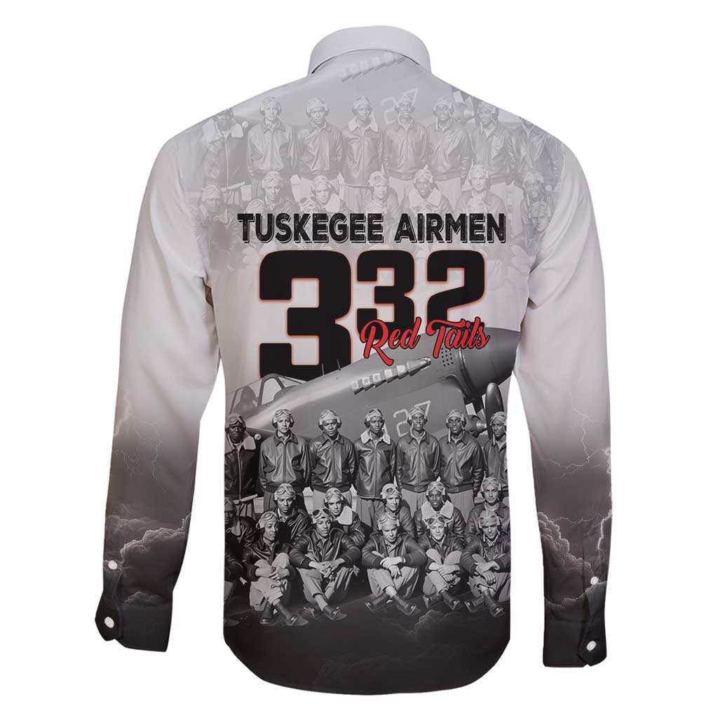 Tuskegee Airmen Pride Family Matching Off Shoulder Short Dress and Hawaiian Shirt 332nd Fighter Group Red Tails - Wonder Print Shop