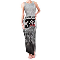 Tuskegee Airmen Pride Family Matching Tank Maxi Dress and Hawaiian Shirt 332nd Fighter Group Red Tails - Wonder Print Shop