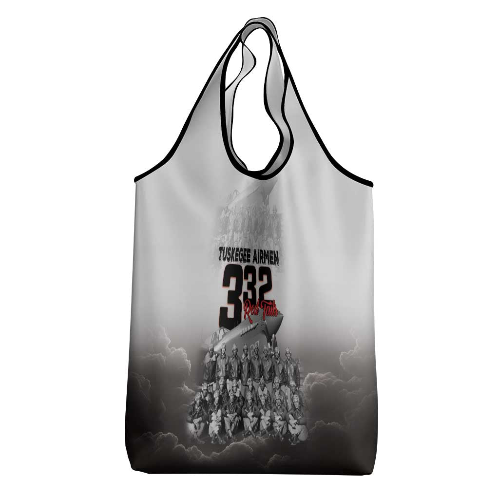 Tuskegee Airmen Pride Grocery Bag 332nd Fighter Group Red Tails - Wonder Print Shop