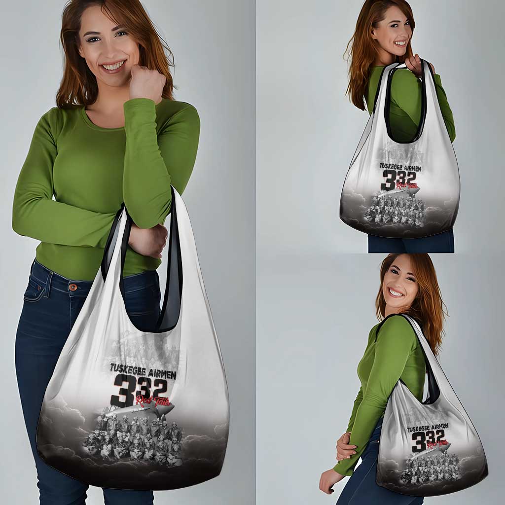 Tuskegee Airmen Pride Grocery Bag 332nd Fighter Group Red Tails - Wonder Print Shop