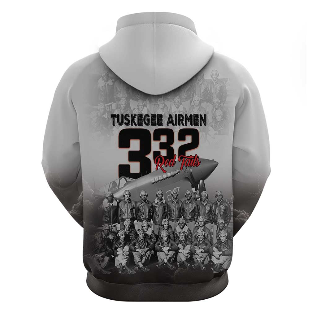 Tuskegee Airmen Pride Hoodie 332nd Fighter Group Red Tails - Wonder Print Shop