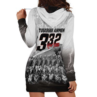 Tuskegee Airmen Pride Hoodie Dress 332nd Fighter Group Red Tails - Wonder Print Shop