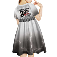 Tuskegee Airmen Pride Kid Short Sleeve Dress 332nd Fighter Group Red Tails - Wonder Print Shop