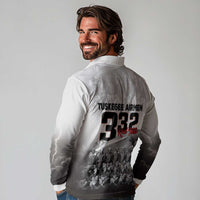 Tuskegee Airmen Pride Long Sleeve Polo Shirt 332nd Fighter Group Red Tails - Wonder Print Shop