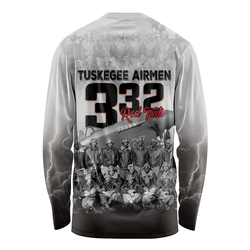Tuskegee Airmen Pride Long Sleeve Shirt 332nd Fighter Group Red Tails - Wonder Print Shop