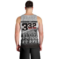 Tuskegee Airmen Pride Men Tank Top 332nd Fighter Group Red Tails - Wonder Print Shop