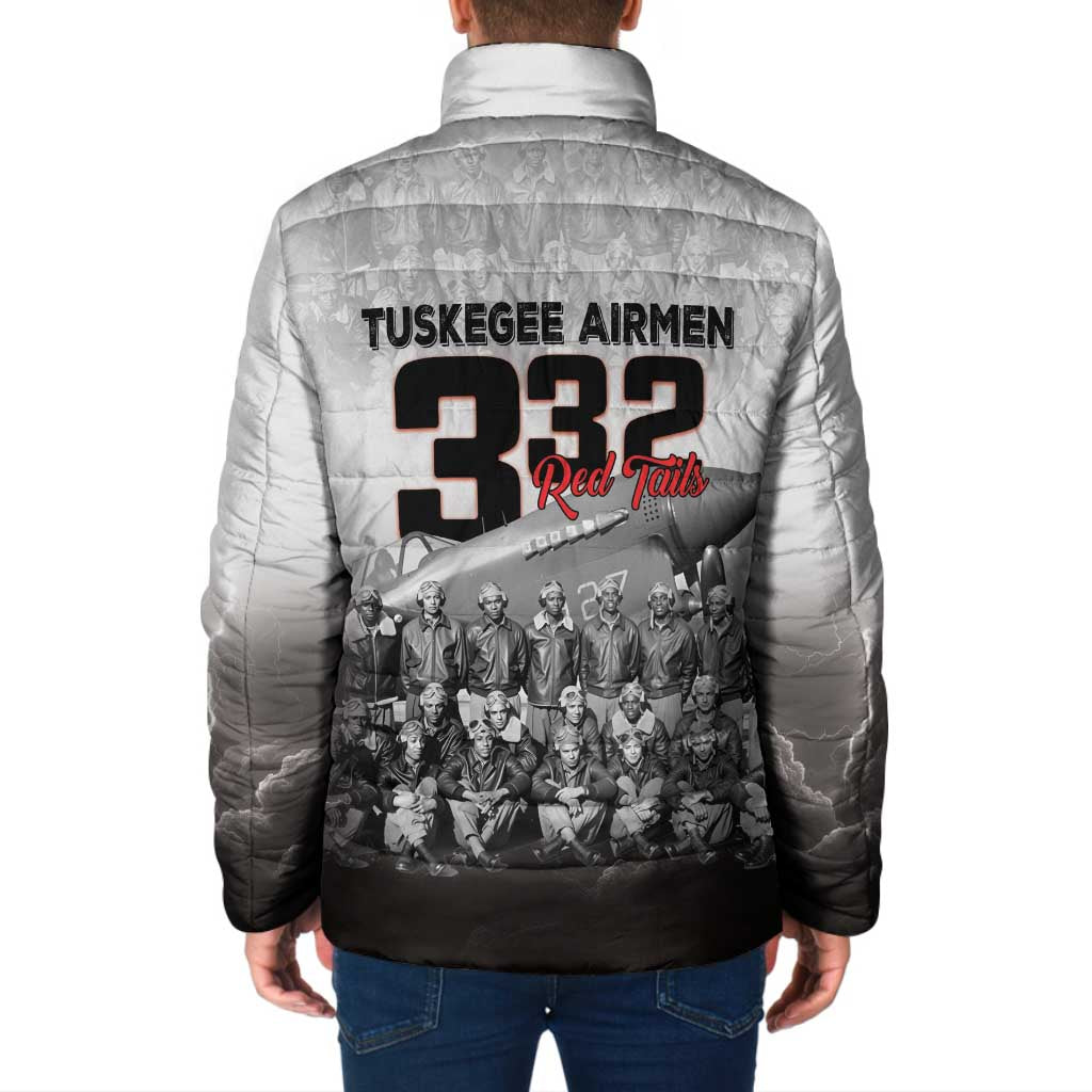 Tuskegee Airmen Pride Padded Jacket 332nd Fighter Group Red Tails - Wonder Print Shop