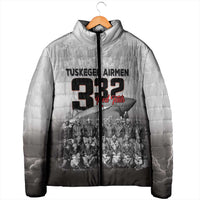 Tuskegee Airmen Pride Padded Jacket 332nd Fighter Group Red Tails - Wonder Print Shop