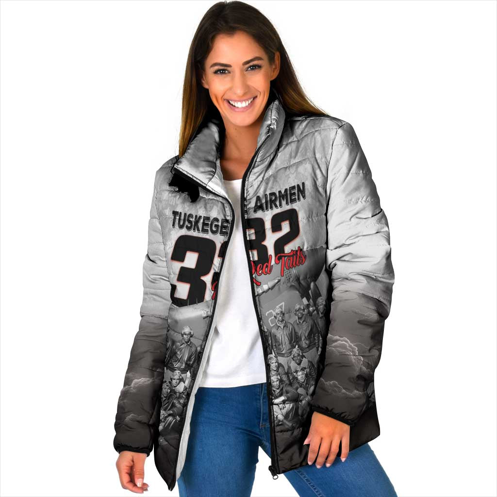 Tuskegee Airmen Pride Padded Jacket 332nd Fighter Group Red Tails - Wonder Print Shop