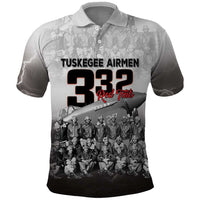 Tuskegee Airmen Pride Polo Shirt 332nd Fighter Group Red Tails - Wonder Print Shop