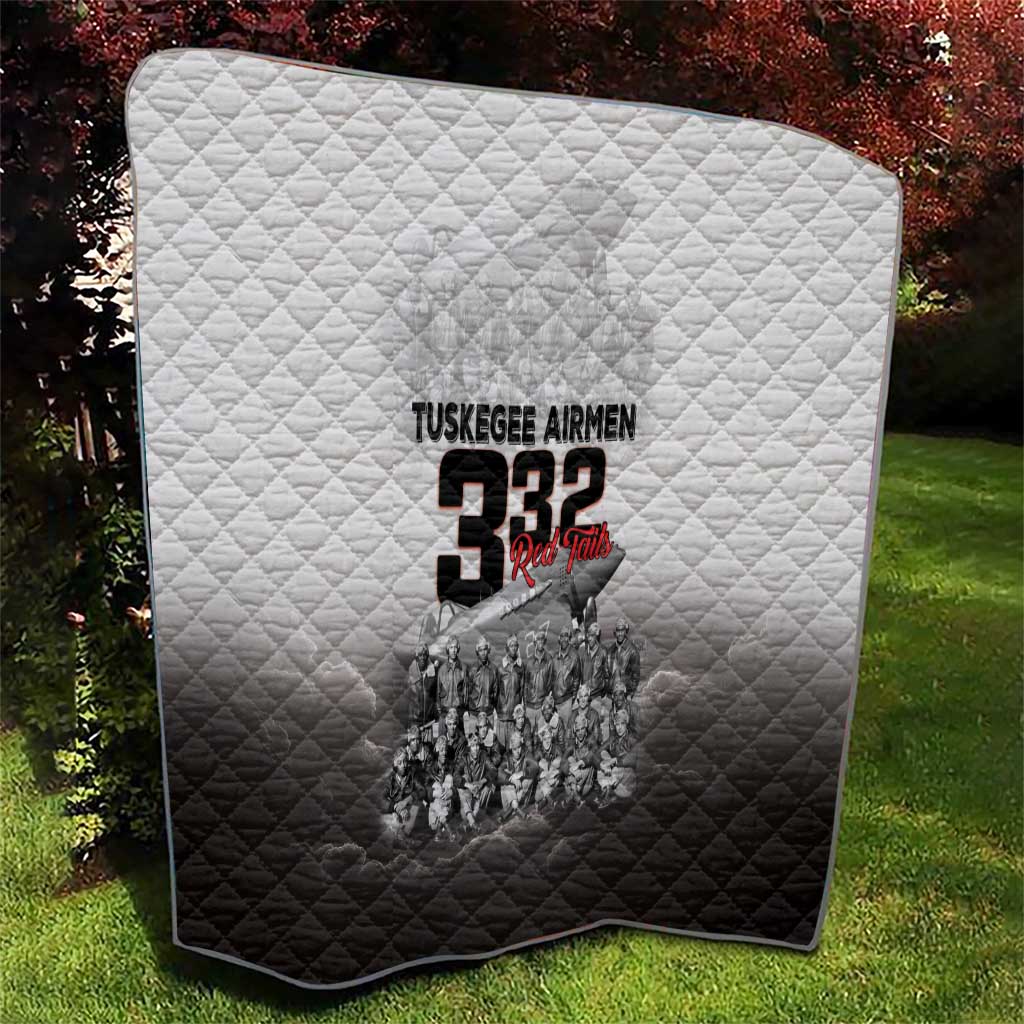 Tuskegee Airmen Pride Quilt 332nd Fighter Group Red Tails - Wonder Print Shop