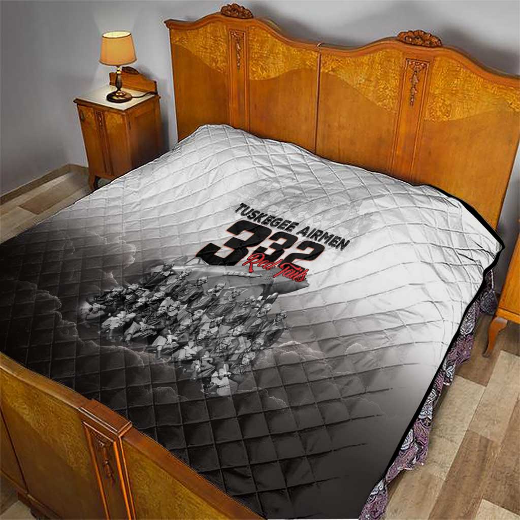 Tuskegee Airmen Pride Quilt 332nd Fighter Group Red Tails - Wonder Print Shop