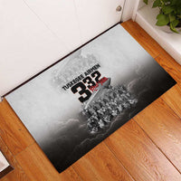 Tuskegee Airmen Pride Rubber Doormat 332nd Fighter Group Red Tails - Wonder Print Shop