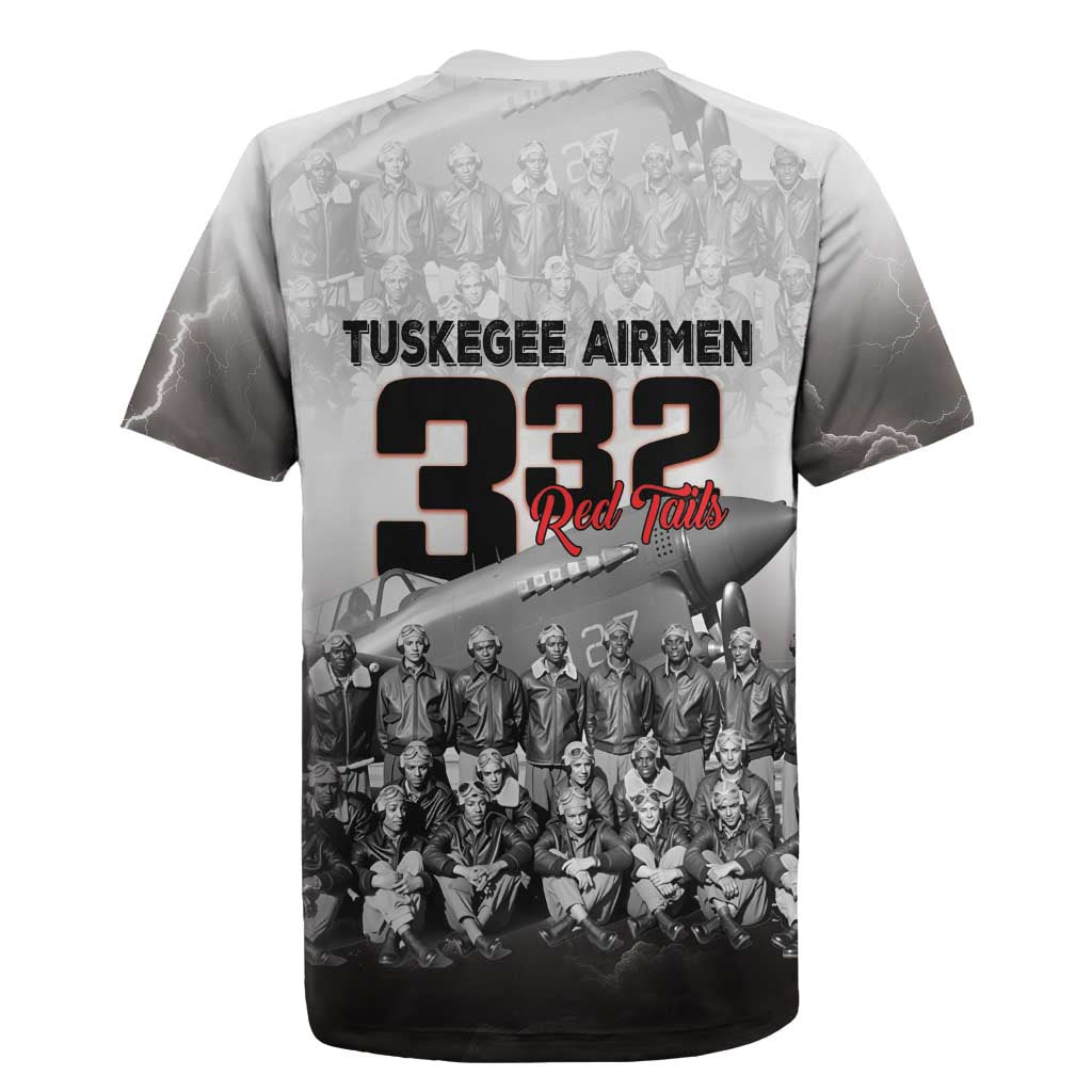 Tuskegee Airmen Pride Rugby Jersey 332nd Fighter Group Red Tails - Wonder Print Shop