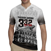 Tuskegee Airmen Pride Rugby Jersey 332nd Fighter Group Red Tails - Wonder Print Shop