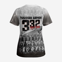 Tuskegee Airmen Pride Scrub Top 332nd Fighter Group Red Tails - Wonder Print Shop