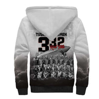 Tuskegee Airmen Pride Sherpa Hoodie 332nd Fighter Group Red Tails - Wonder Print Shop