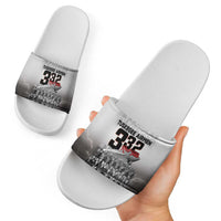 Tuskegee Airmen Pride Slide Sandals 332nd Fighter Group Red Tails - Wonder Print Shop