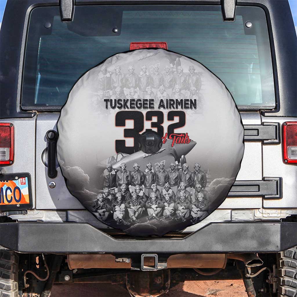 Tuskegee Airmen Pride Spare Tire Cover 332nd Fighter Group Red Tails - Wonder Print Shop