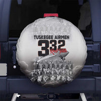Tuskegee Airmen Pride Spare Tire Cover 332nd Fighter Group Red Tails - Wonder Print Shop